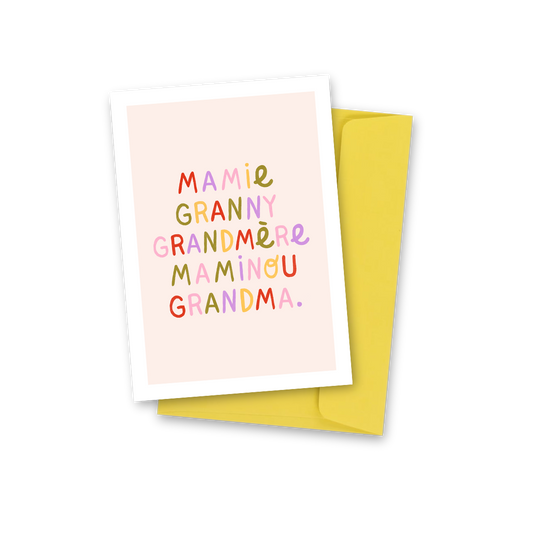 Mamie (A6) * Lot de 10 cartes