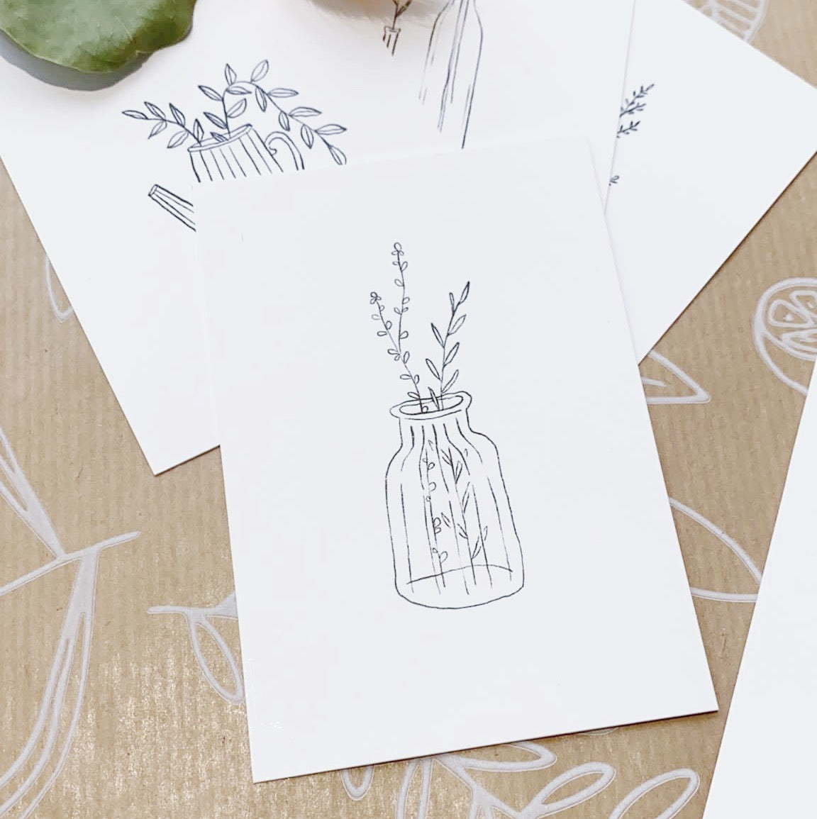LOT DE 6 MINI-CARTES