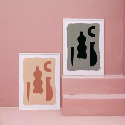 Ombres roses (A4 ou 30x40) * Affiche à l'unité