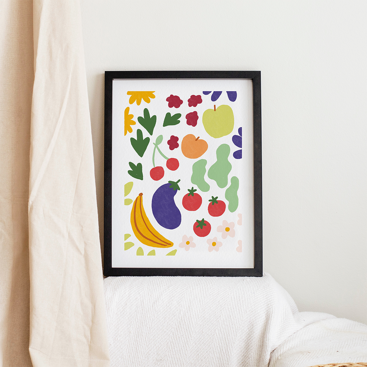 Fruits & légumes (A4 ou 30x40) * Affiche à l'unité