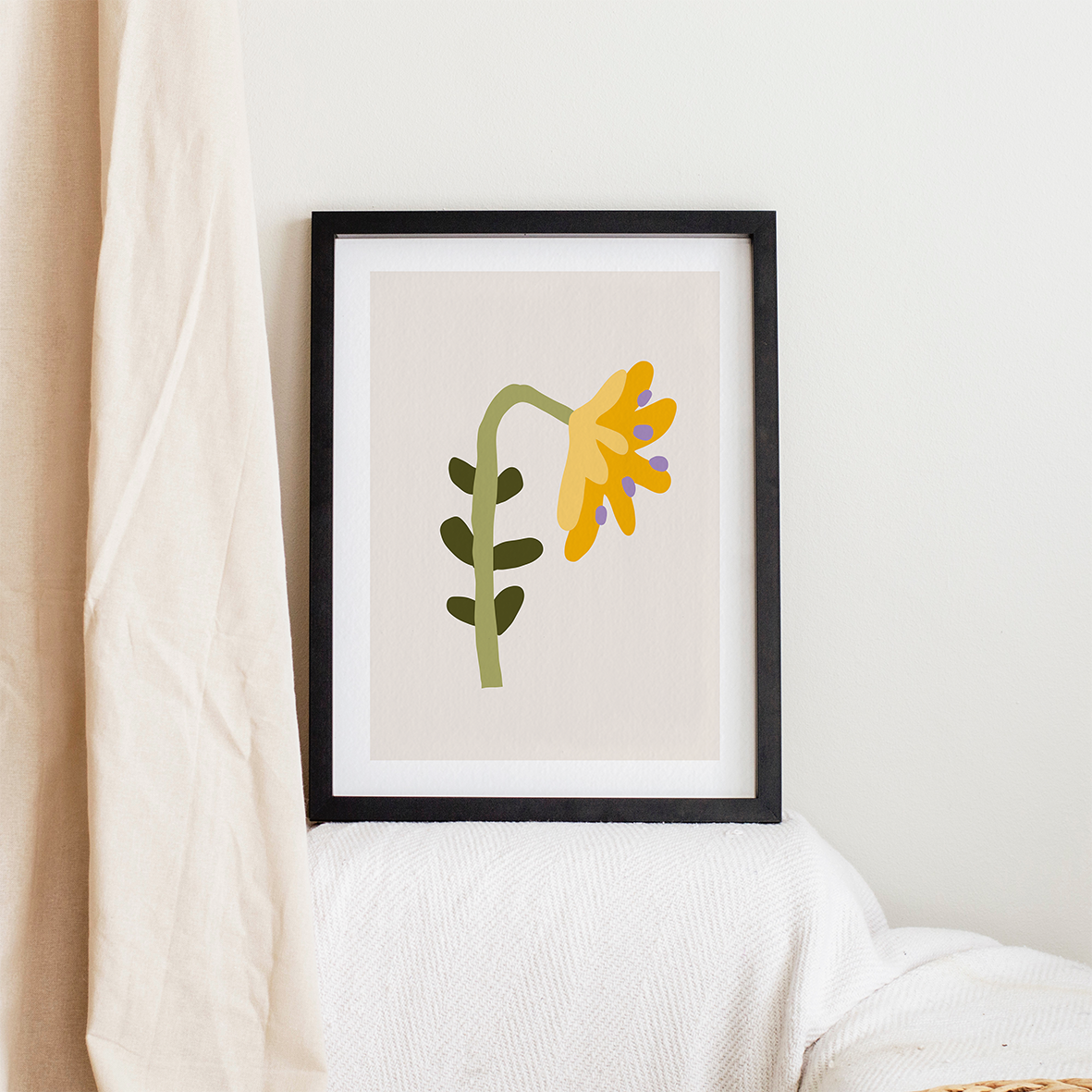 Tournesol (A4 ou 30x40) * Affiche à l'unité