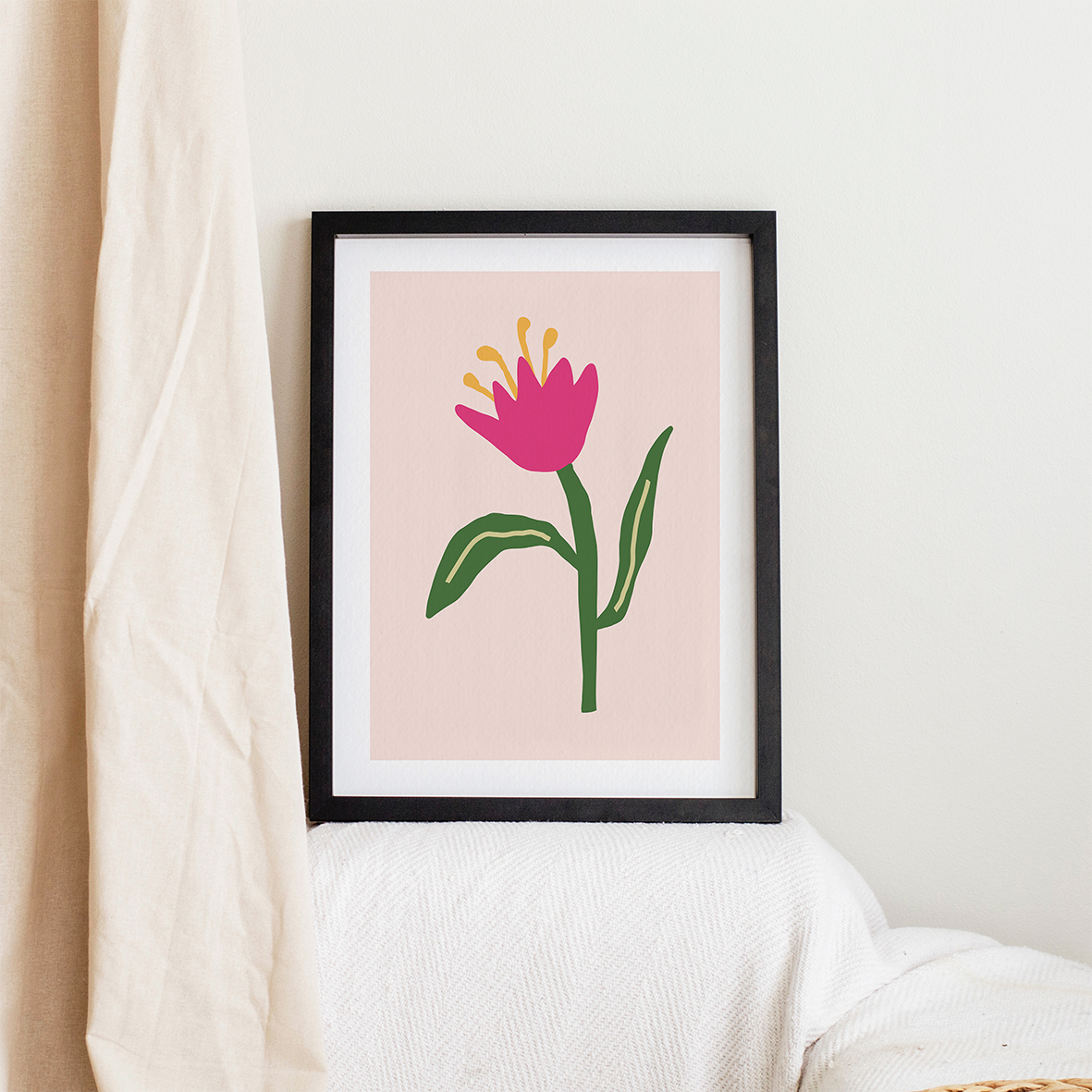 Tulipe (A4 ou 30x40) * Affiche à l'unité