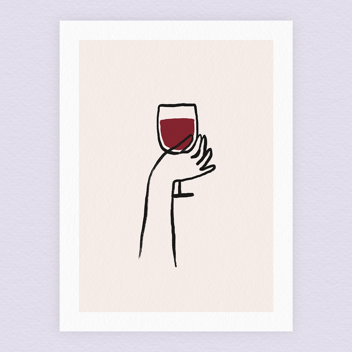 Vin rouge (A4 ou 30x40) * Affiche à l'unité