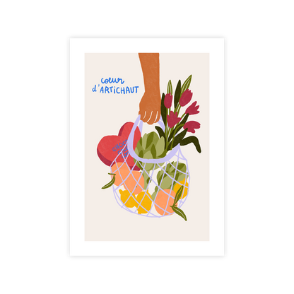 Coeur d'artichaut (A4) * Affiche à l'unité
