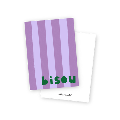 Bisou (A6) * Lot de 10 cartes