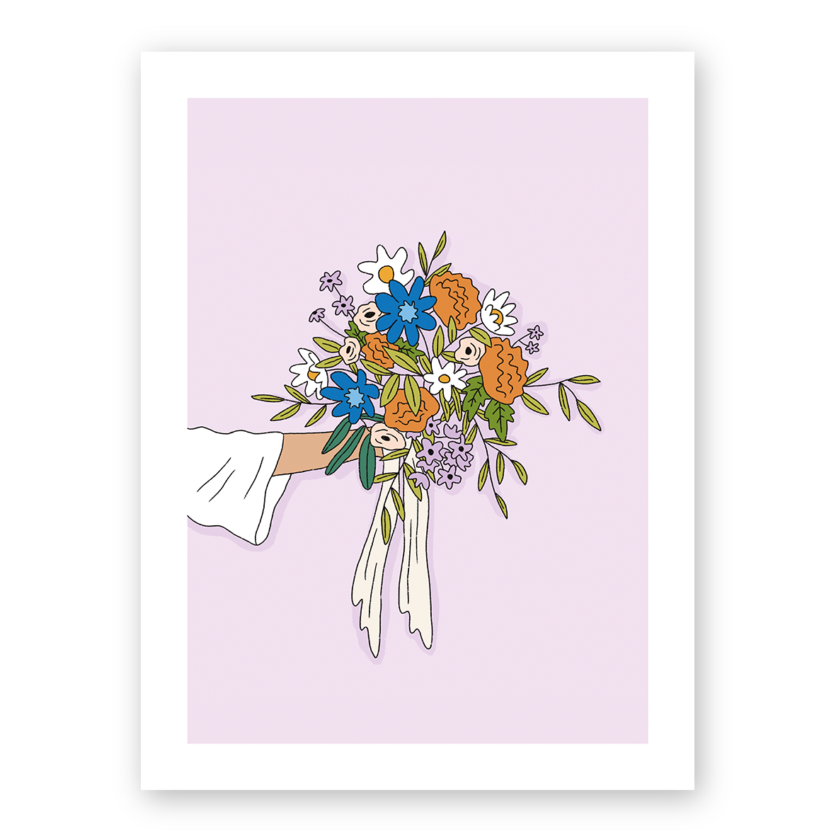 Bouquet lila