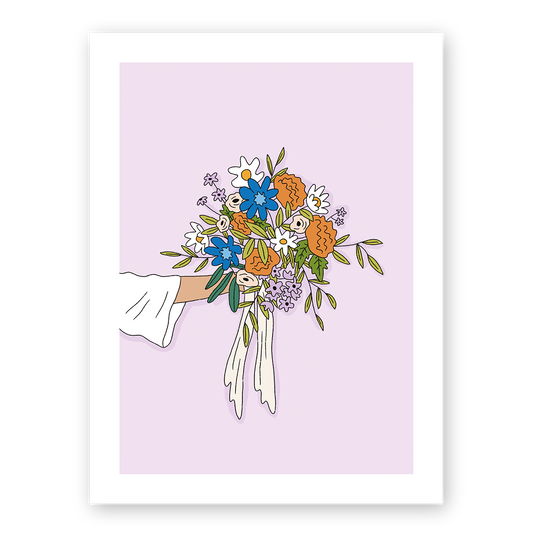Bouquet lila
