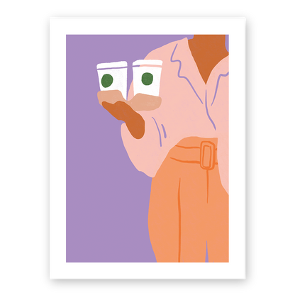 Cappuccino (A4 ou 30x40) * Affiche à l'unité