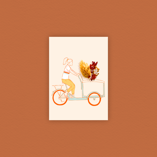 Le vélo cargo (A6) * Lot de 5 cartes