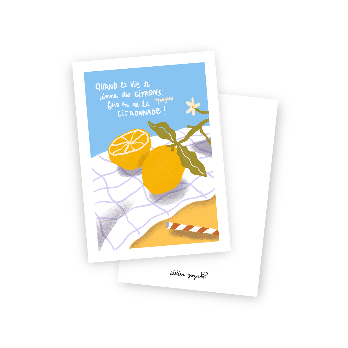 Carte . Citronnade