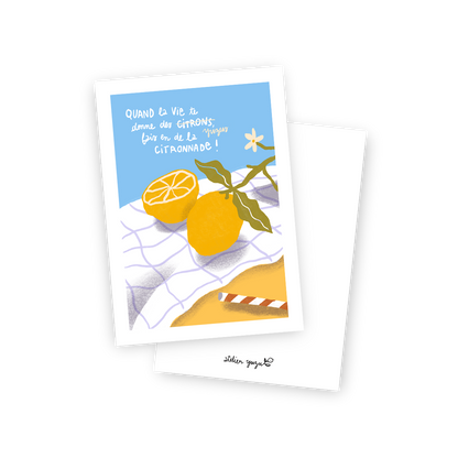 Carte . Citronnade