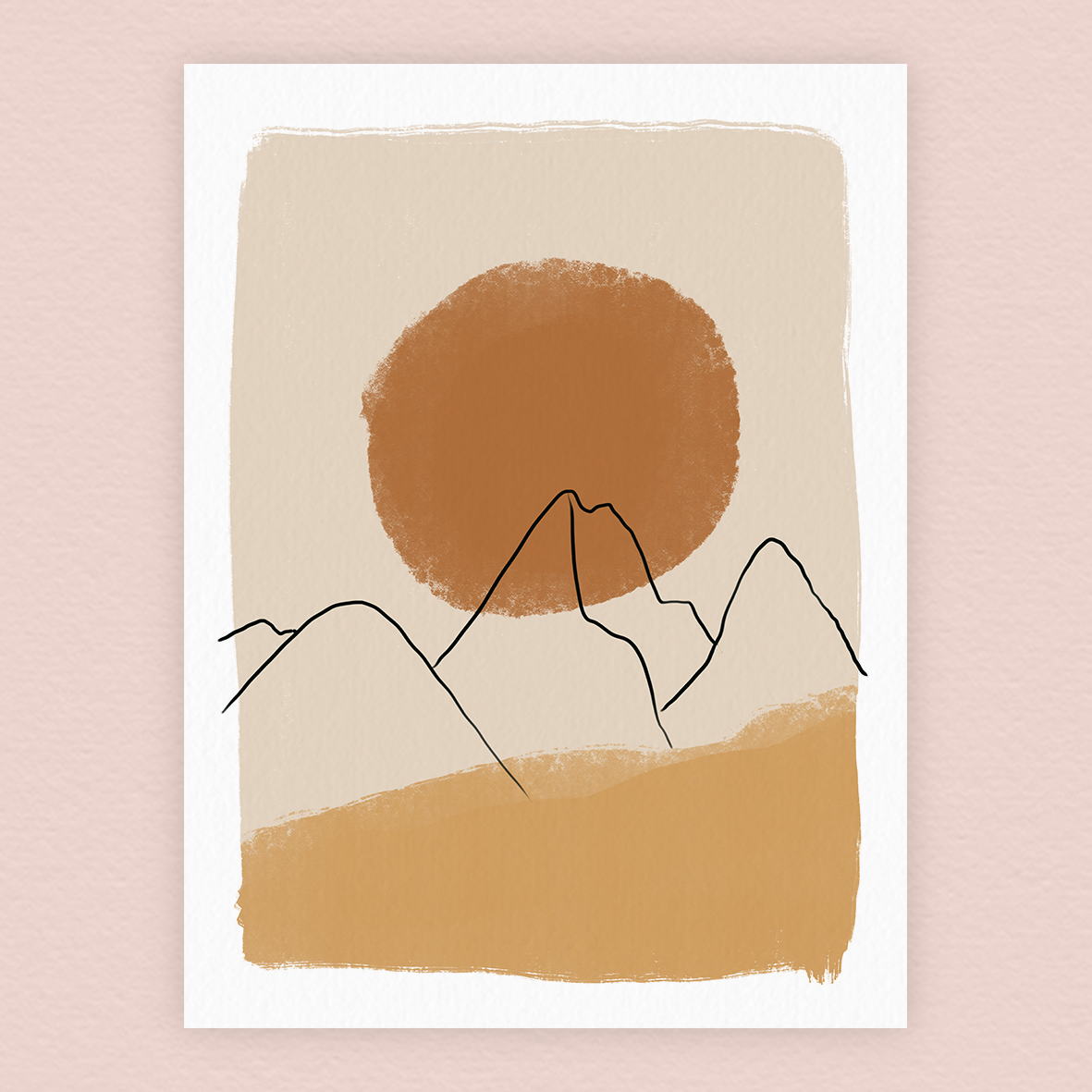 Fuji (A4 ou 30x40) * Affiche à l'unité
