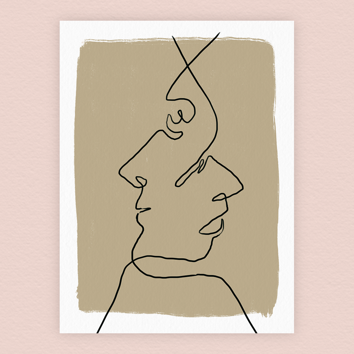 Visages (A4 ou 30x40) * Affiche à l'unité