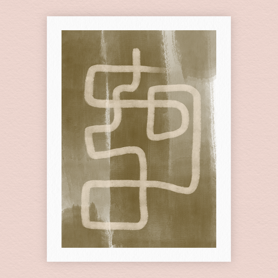 Ligne kaki (A4 ou 30x40) * Affiche à l'unité