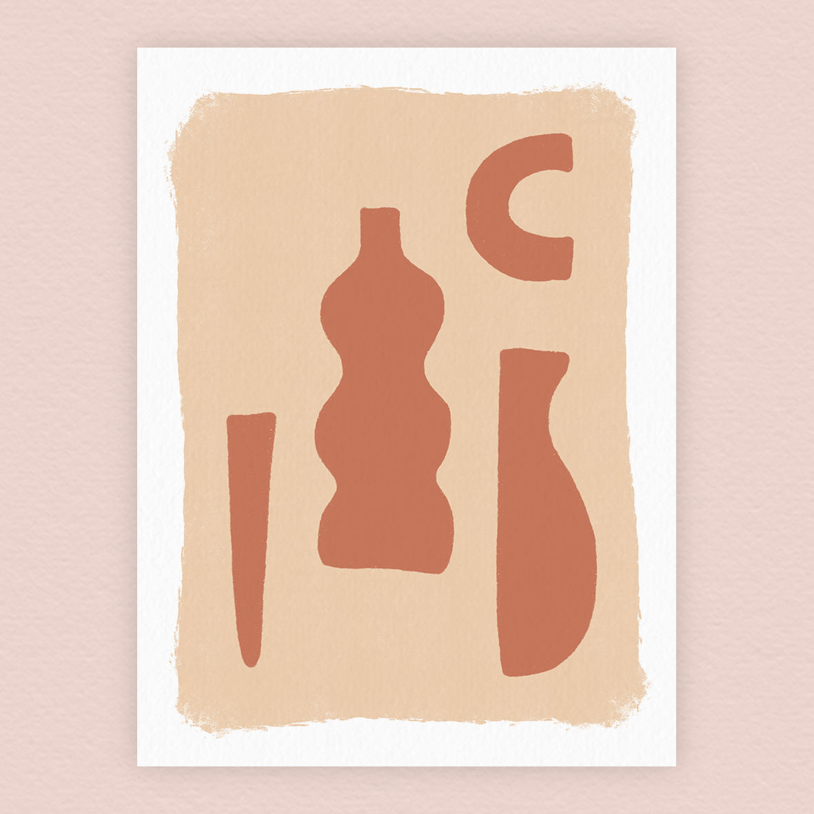 Ombres roses (A4 ou 30x40) * Affiche à l'unité