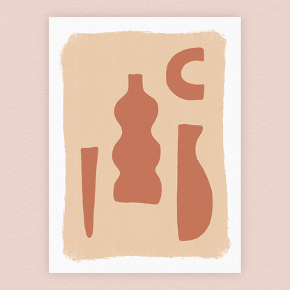 Ombres roses (A4 ou 30x40) * Affiche à l'unité