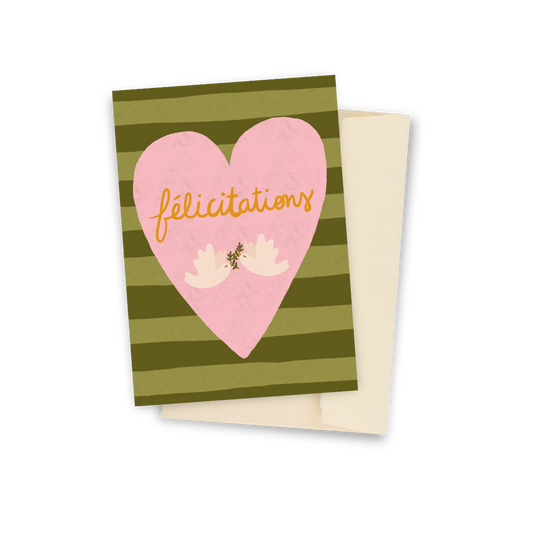 Carte . Félicitations