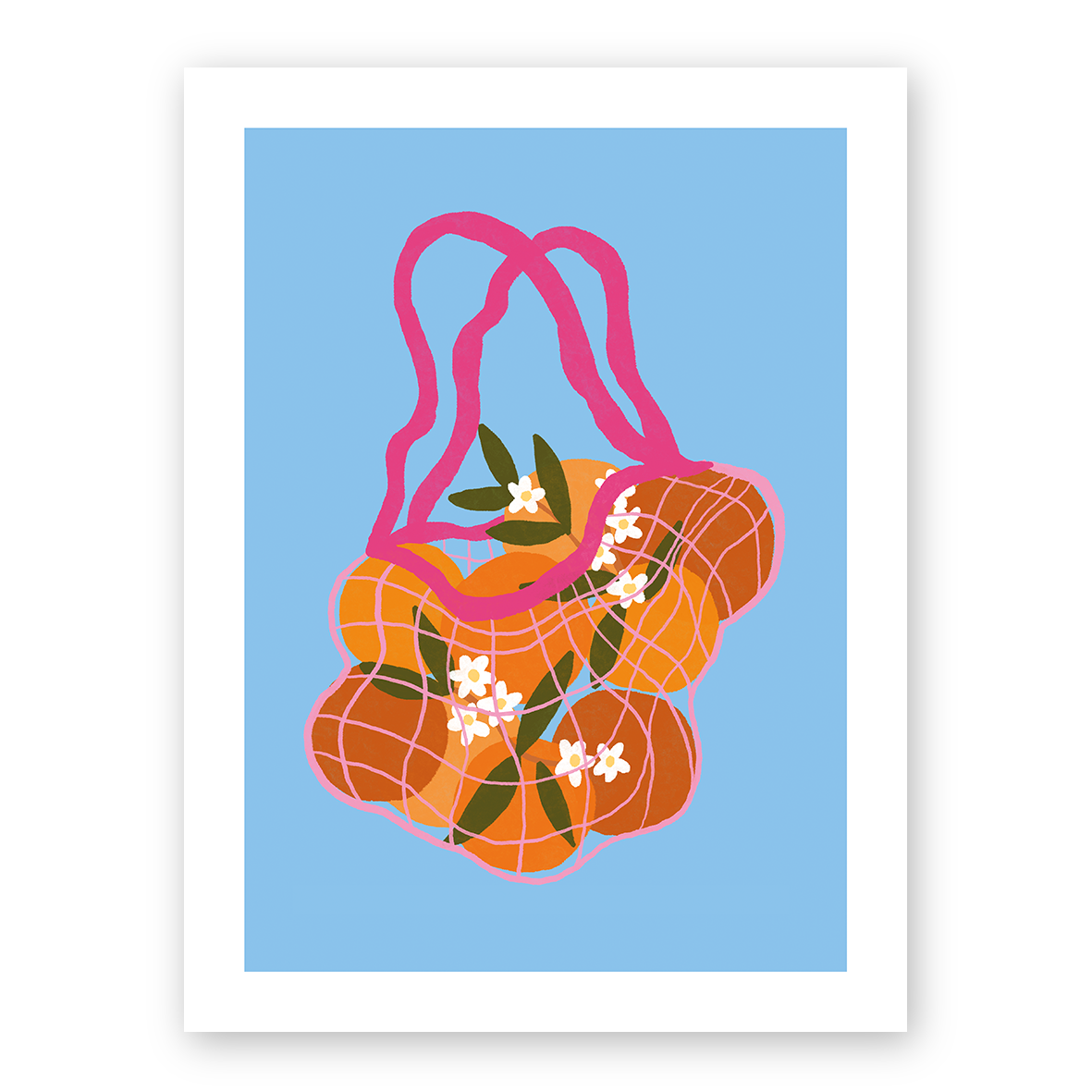 Fleur d'oranger (A4 ou 30x40) * Affiche à l'unité