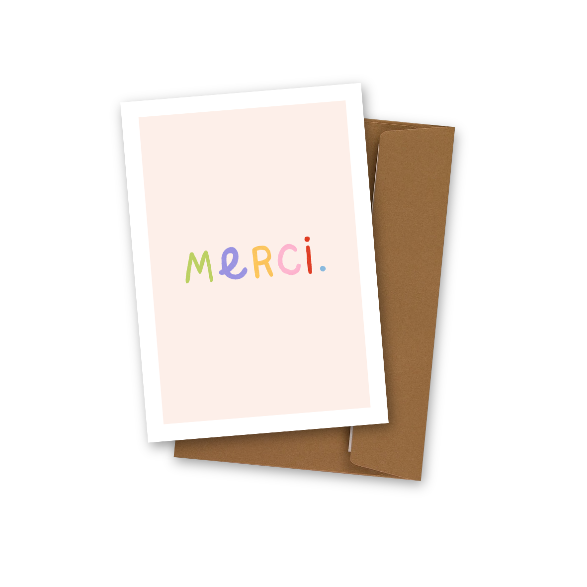 Carte . Merci