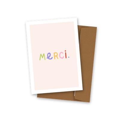 Carte . Merci