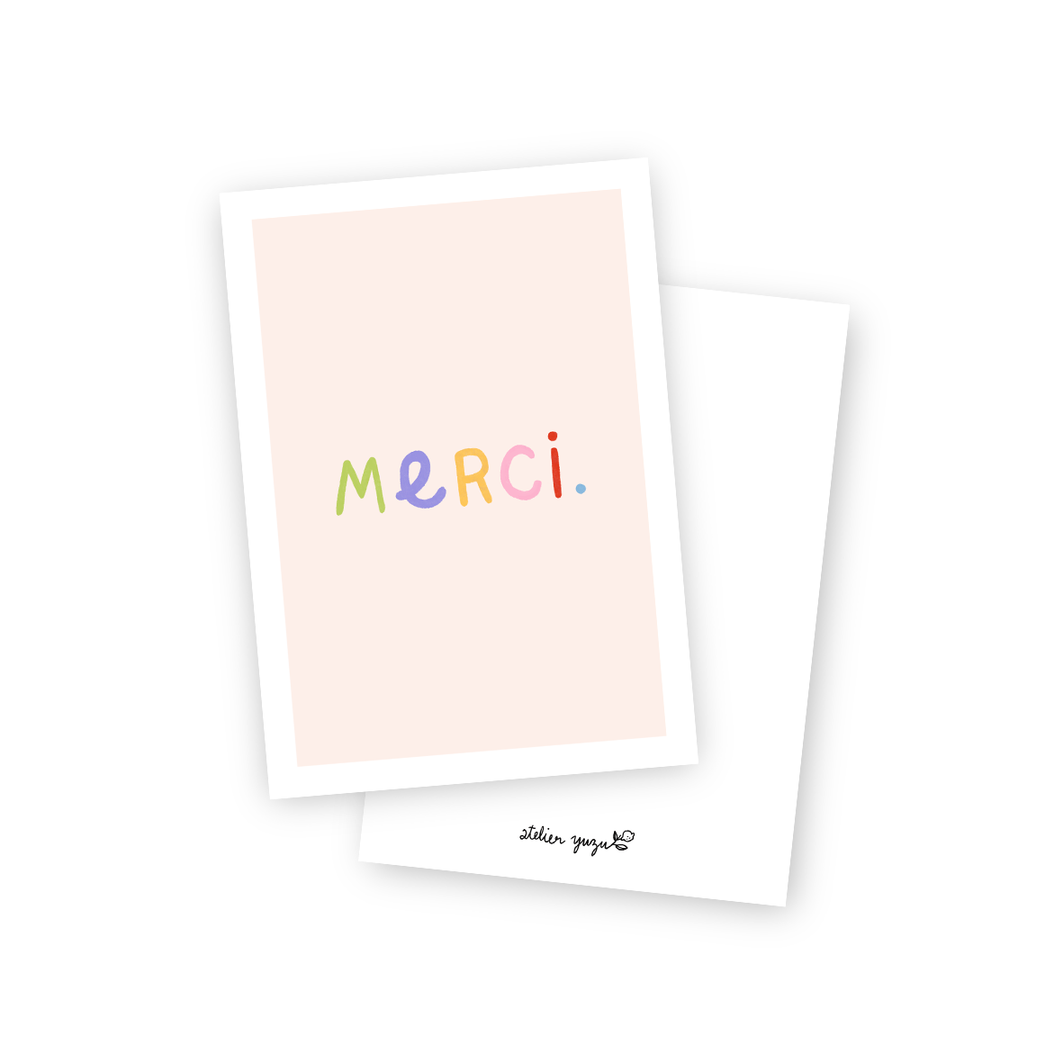 Carte . Merci