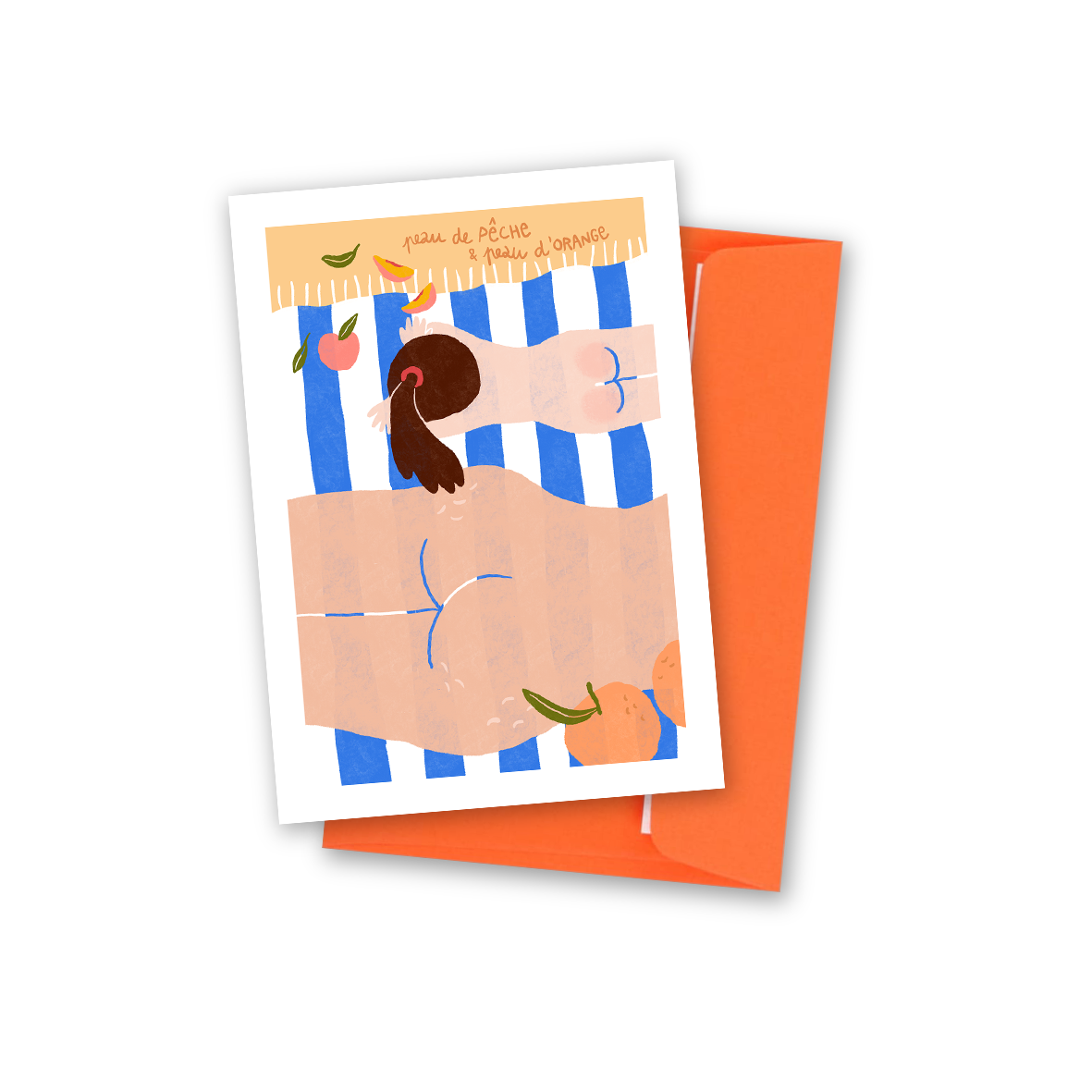 Peau de pêche (A6) * Lot de 10 cartes