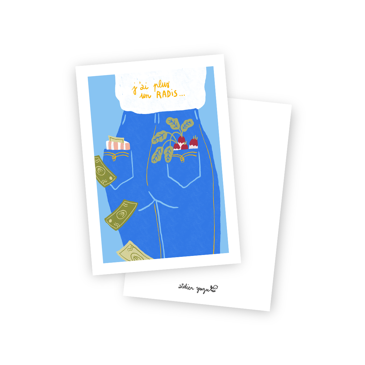 Carte . J'ai plus un radis