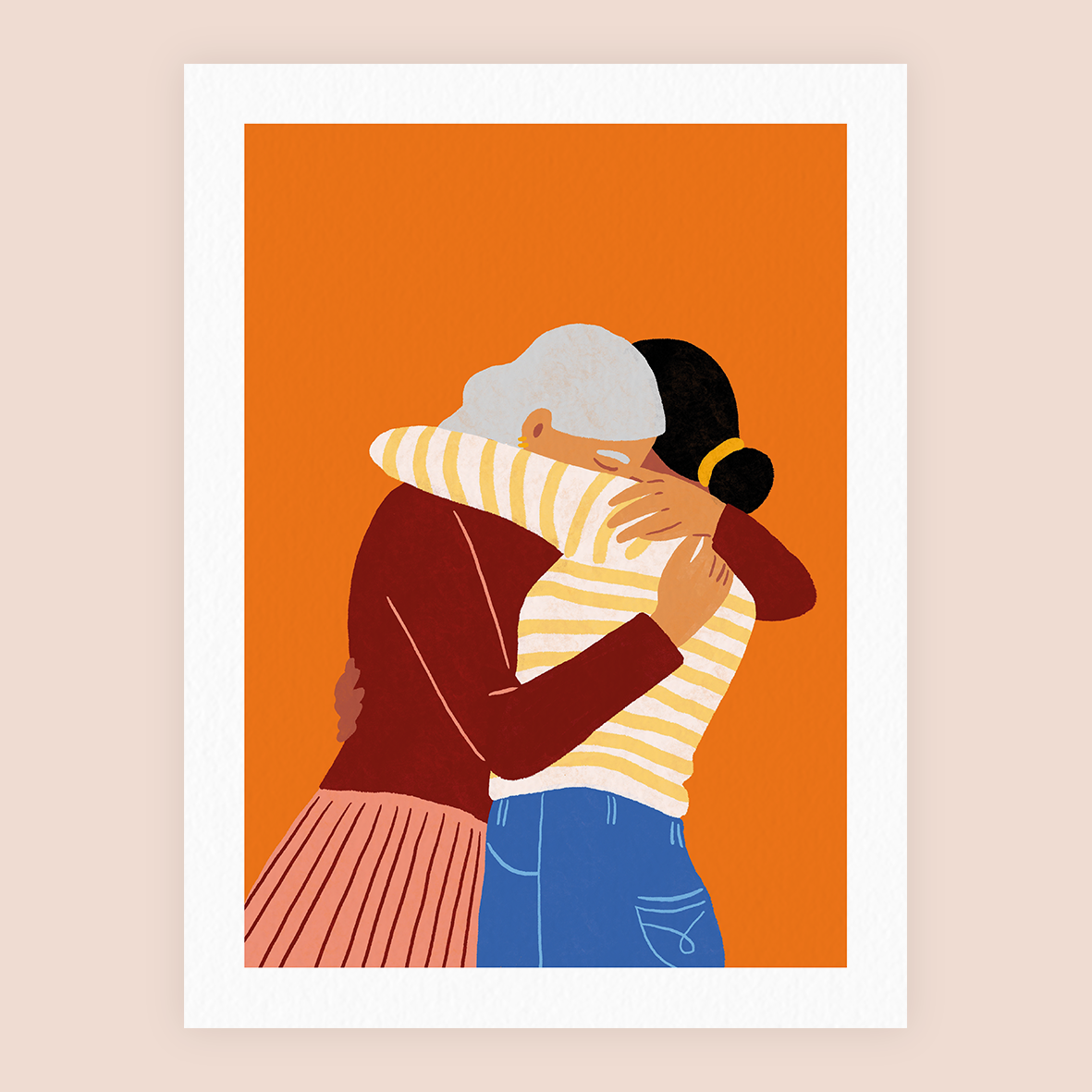 Hug (A4 ou 30x40) * Affiche à l'unité