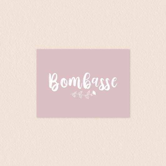 Carte . Bombasse