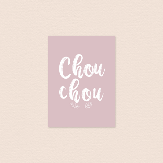 Carte . Chouchou