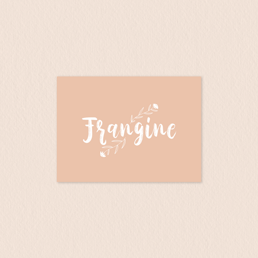 Carte . Frangine