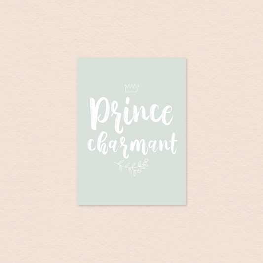 Carte . Prince charmant